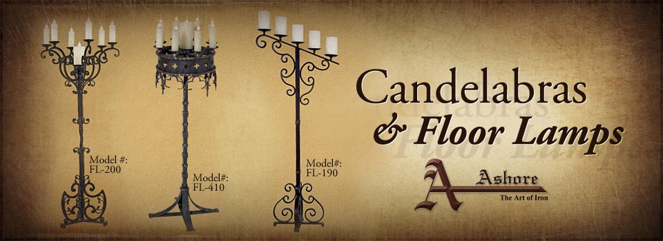 Candelabras and Floor Lamps