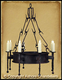 Single Tier Lodge Chandelier