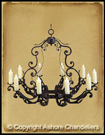 10 Light Princess Chandelier