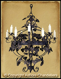 Grape Chandelier