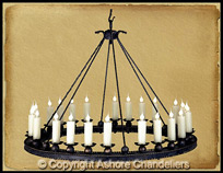 12 Light Phillips, Small Chandelier