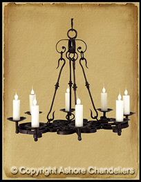 8 Light Paulie Chandelier