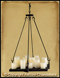 Square Armani Chandelier