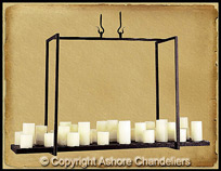 Rectangular Armani Chandelier