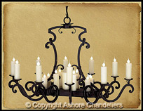 2 Tier Napa Chandelier