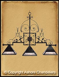 Pyramid Island Fixture